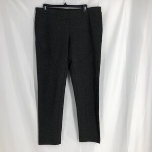 Pure Amici Pull on Pointe Pants Size XL Black Straight Leg Stretch Tummy Control